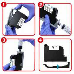 HP45 Kit extracción aire y tinta. Usar para recuperar un cartucho de tinta