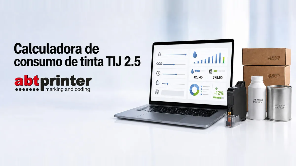 Calculadora de tinta TIJ 2.5: calcule el coste de cada impresión