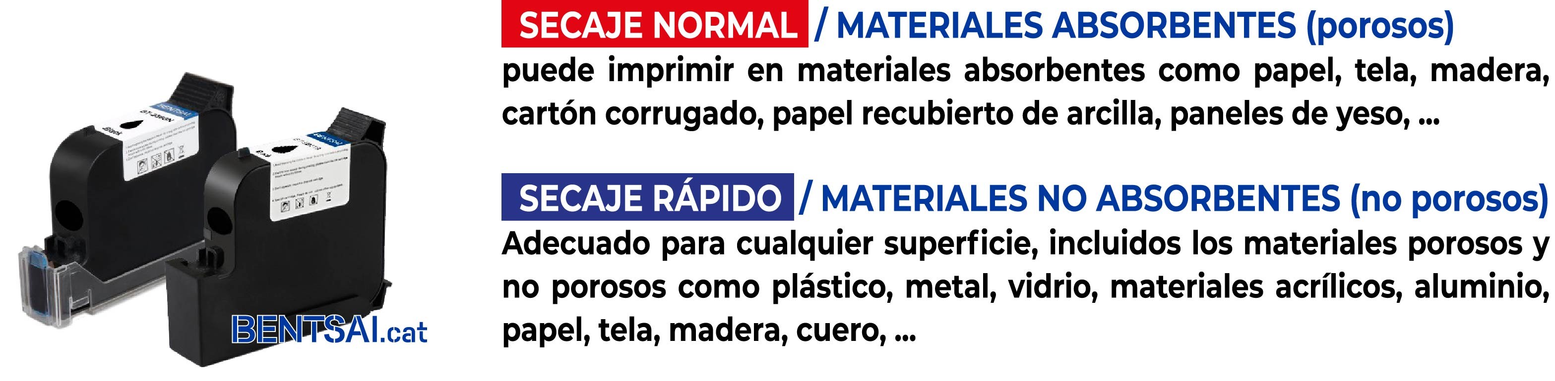 Impresiones por cartucho de tinta?