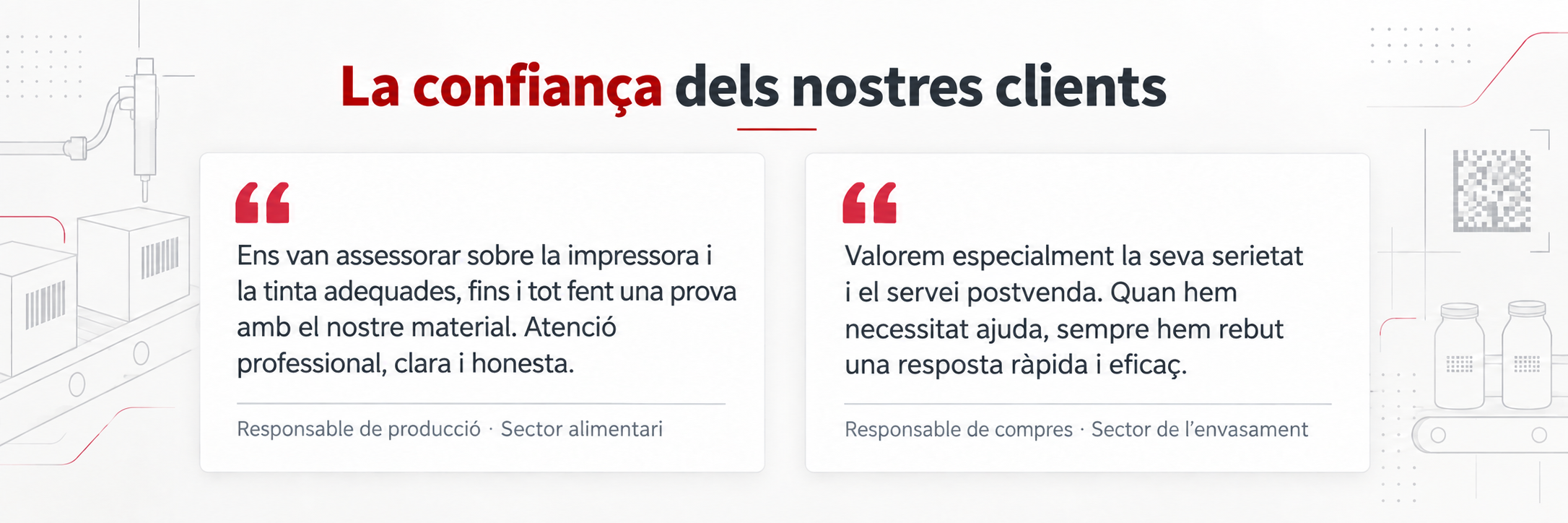 La confiança dels nostres clients - abtprinter