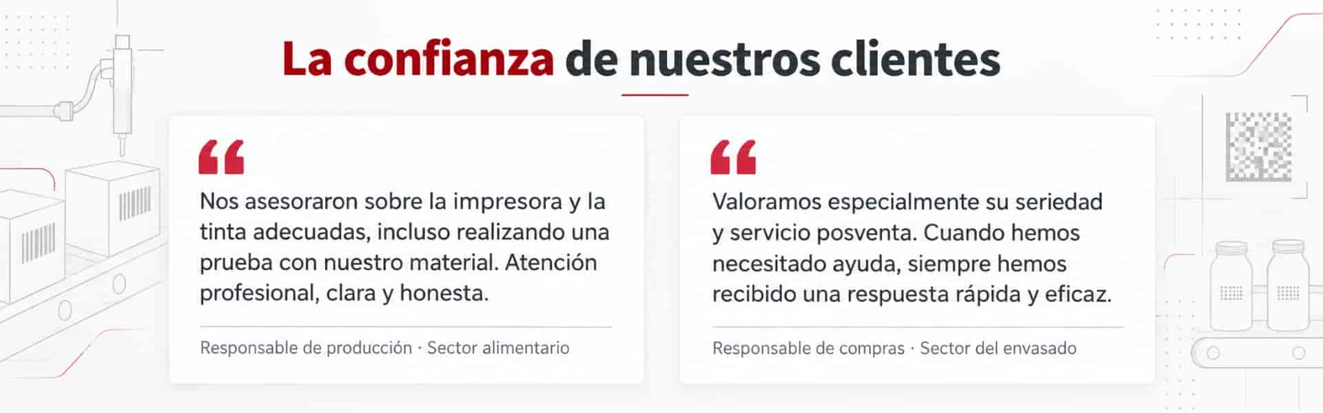 La confianza de nuestros clientes - abtprinter